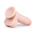 Easytoys - pripenjalni, testisni dildo (17,5 cm) - naravni