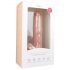 Easytoys - velik dildo s testisi (26,5 cm) - naravni