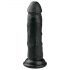 Easytoys - Dildo z objemko (15,5 cm) - črn