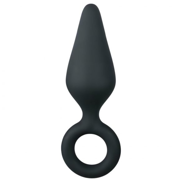 Easytoys Pointy Plug S - analni čep (črna) - majhen