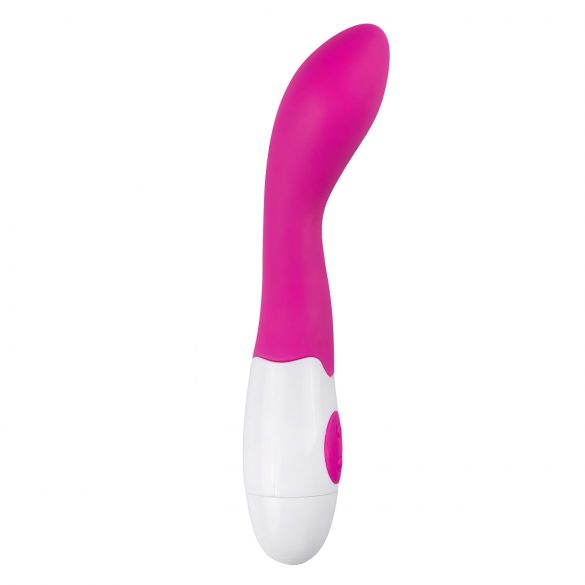 Easytoys Blossom vibe - silikonski vibrator za točko G (roza)