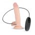 Real Fantasy Glynn - vibrator na baterije, pripenjalni, realistični vibrator 25cm (naravni)