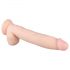 Real Fantasy Dwane - polnilni, realistični vibrator - 31 cm (naraven)