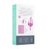 Easytoys Raving Rabbit - vibrator s 3 zobmi (roza)