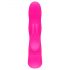 Easytoys Mad Rabbit - vibrator z zajčjo stimulatorno ročico (roza)