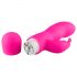 Easytoys Mad Rabbit - vibrator z zajčjo stimulatorno ročico (roza)