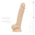 Real Fantasy Ashton - Realistični dildo s testisi - 20,5 cm (naraven)