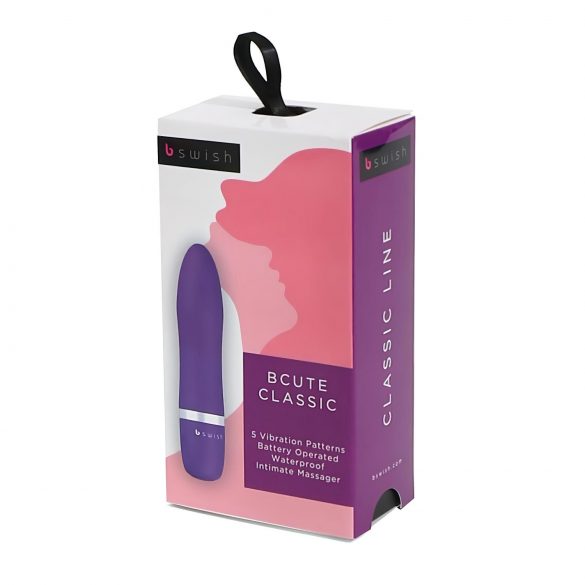 B SWISH Bcute Classic - vodoodporen šminka vibrator (vijoličen)