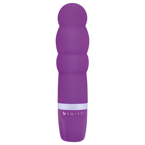 B SWISH Bcute Pearl - vodoodporen vibrator z biseri (vijoličen)