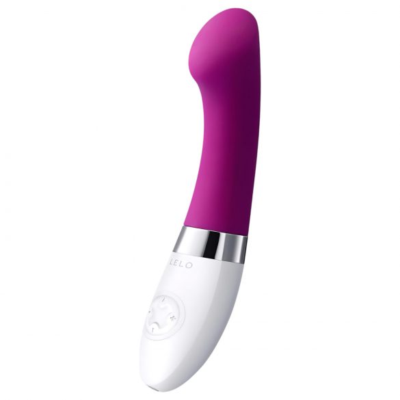 LELO Gigi 2 - silikonski vibrator za točko G (vijolična)