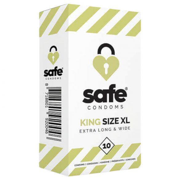 SAFE King Size XL - zelo velik kondom (10 kosov)