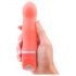 B SWISH Bdesired Deluxe - palčni vibrator z izrazito glavo (koralna)