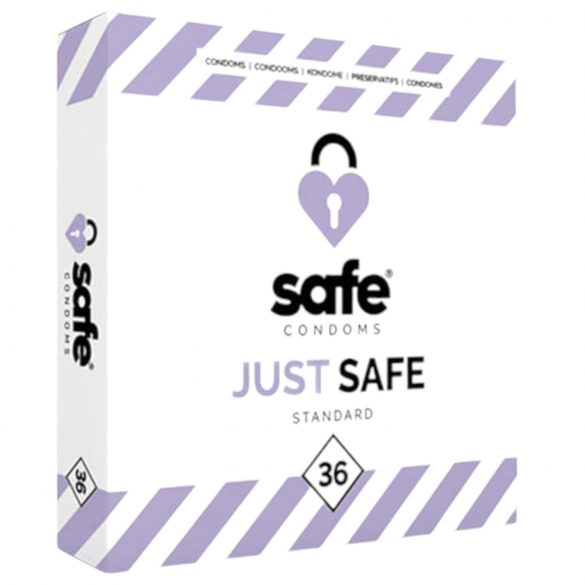 SAFE Just Safe - standardni, vanilijev kondom (36 kosov)