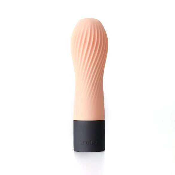 TENGA Iroha Zen - Hanacha super mehak silikonski vibrator (breskev)