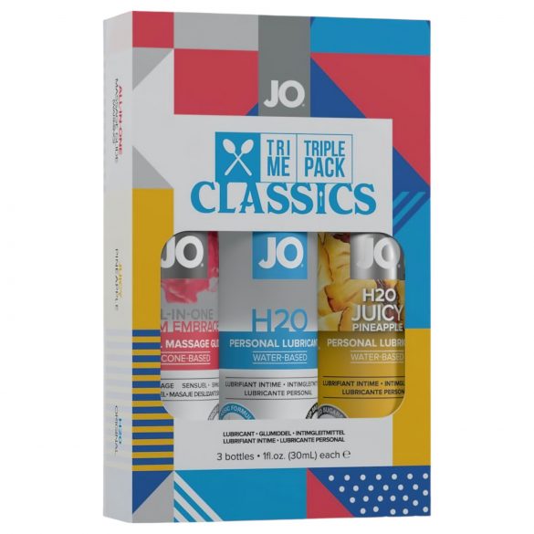 JO System Classics - komplet lubrikantov (3x30 ml)