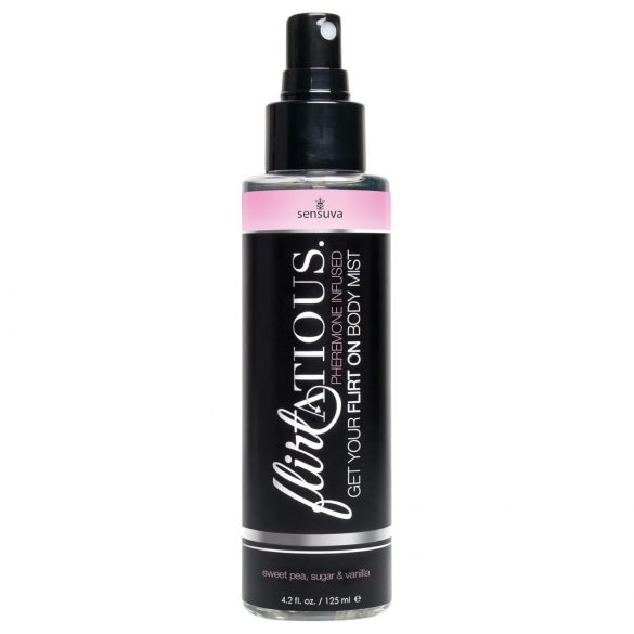 Sensuva Flirtatious - feromonsko pršilo za telo - Vanilla-Buccinic (125ml)