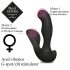 FEELZTOYS Črni Jamba - radijski, grelni analni vibrator (črna)