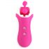 FEELZTOYS Clitella - polnilni, vrtljiv, oralni vibrator (roza)