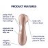 Satisfyer Pro 2 Gen2 - polnilni stimulator za klitoris (rjav)