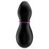 Satisfyer Penguin - polnilni, vodoodporni stimulator za klitoris (črno-bel)