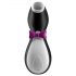 Satisfyer Penguin - polnilni, vodoodporni stimulator za klitoris (črno-bel)