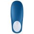 Satisfyer Double Whale - dvo-motorski partnerski vibrator (moder)