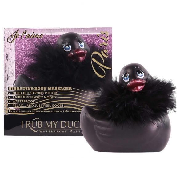 My Duckie Paris 2.0 - klitoralni vibrator (črna)