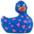 My Duckie Romance 2.0 - vodoodporni klitorisni vibrator (modro-roza)