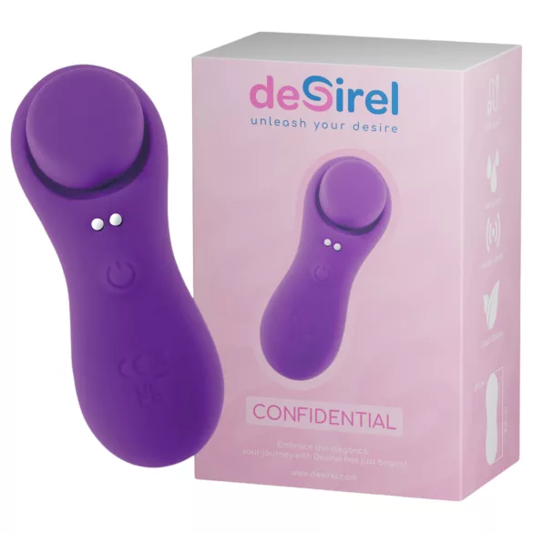 Desirel Confidential – Pametni vibrator za spodnje hlačke (vijoličen)