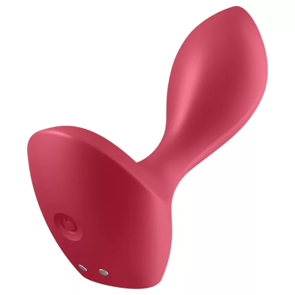 Satisfyer Backdoor Lover – Polnilni vodoodporni analni vibrator (rdeč)