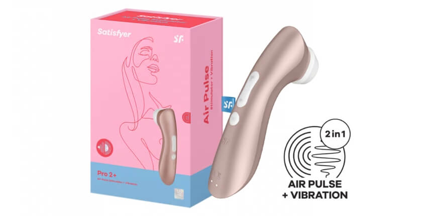 Satisfyer Pro 2+ - Polnilni stimulator klitorisa